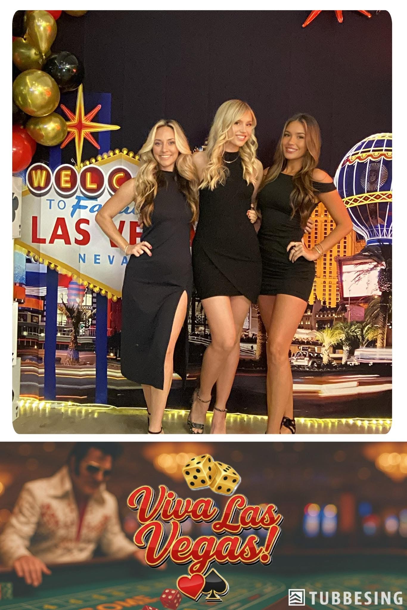 Three banquet hostesses from The HPPI Agency, Inc. in coordinated black event attire